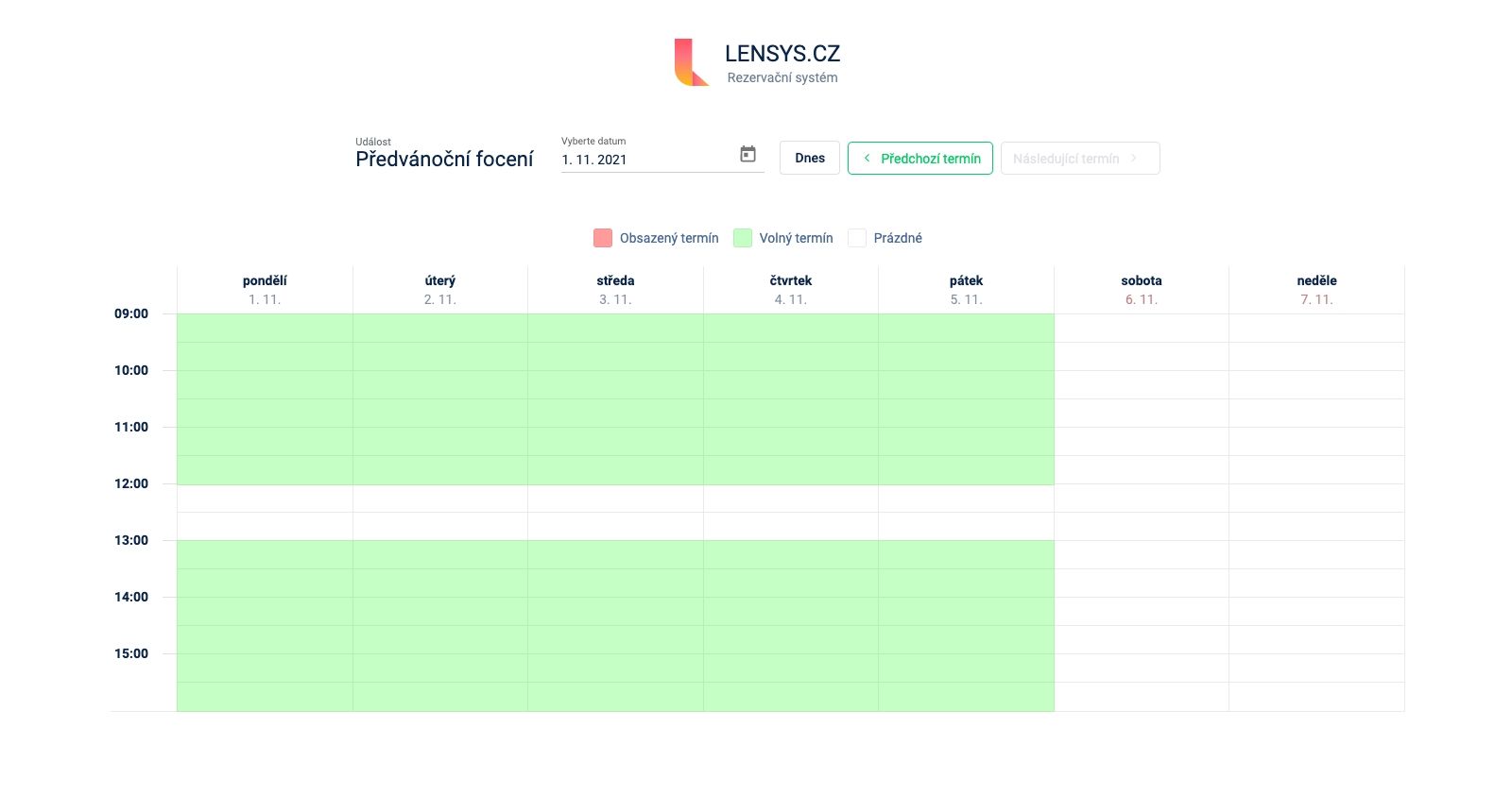 Lensys.cz - Sdílejte termíny